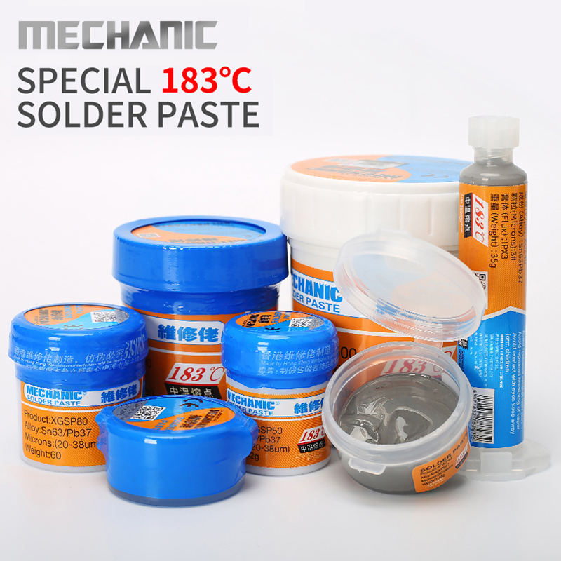 MECHANIC 183℃ Solder Tin Paste - Smd Solder Paste ulasan dan harga